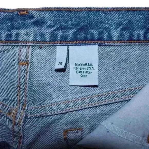 Calvin Klein Jeans Mini Skirt Medium Wash Size 10 - Picture 2 of 7